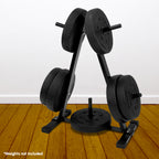 Powertrain A-Frame Weight Plate Storage Rack