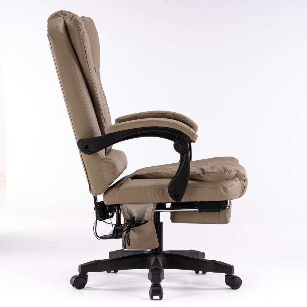 Ergonomic 8-Point Massage Chair with Footrest