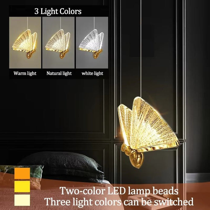 BAMDECOR LED Butterfly Chandelier for Modern Decor