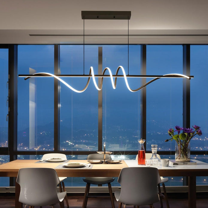 BAMDECOR A202 Dimmable LED Linear Pendant Light