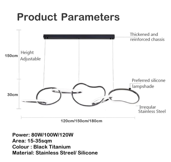 BAMDECOR Nordic Minimalist LED Pendant Light