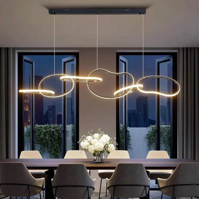 BAMDECOR Nordic Minimalist Adjustable LED Chandelier