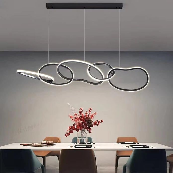 BAMDECOR Nordic Minimalist Adjustable LED Chandelier