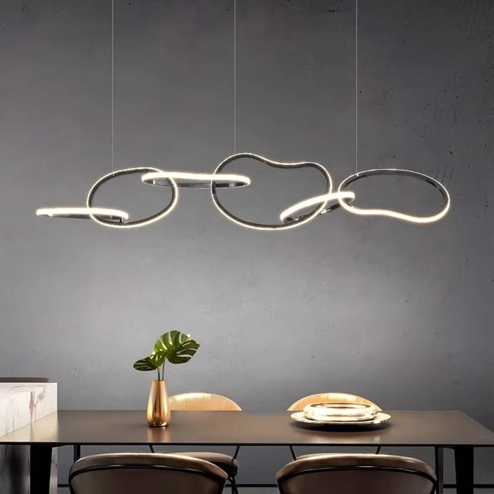 BAMDECOR Nordic Minimalist Adjustable LED Chandelier
