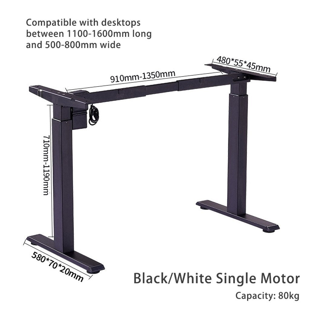 Amazingooh 160cm Height Adjustable Motorised Desk