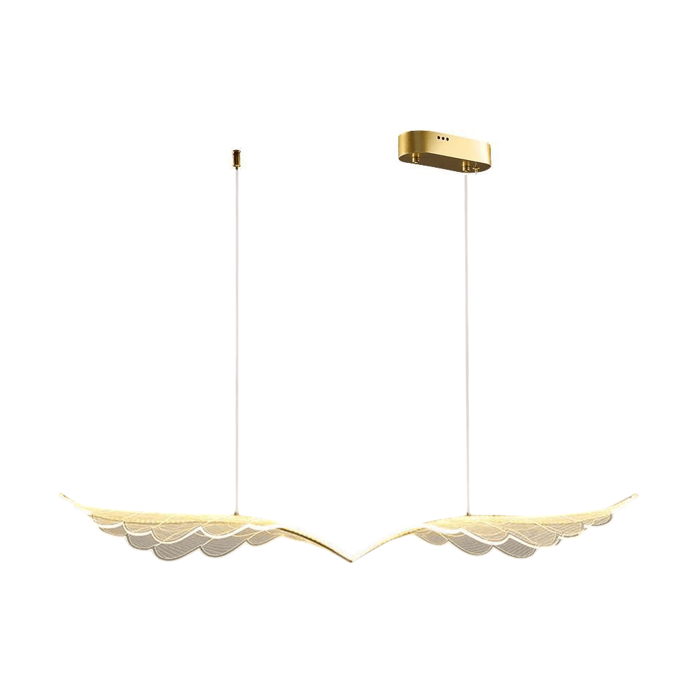 BAMDECOR 150cm Modern Wing-Shaped LED Ceiling Light