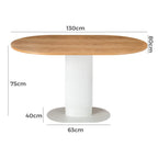 Elegant Oval Dining Table for Gatherings