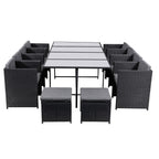 Bali 13PC Elegant Outdoor Dining Set