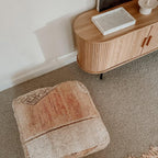 Ribbed Ripple Sideboard with Sliding Doors