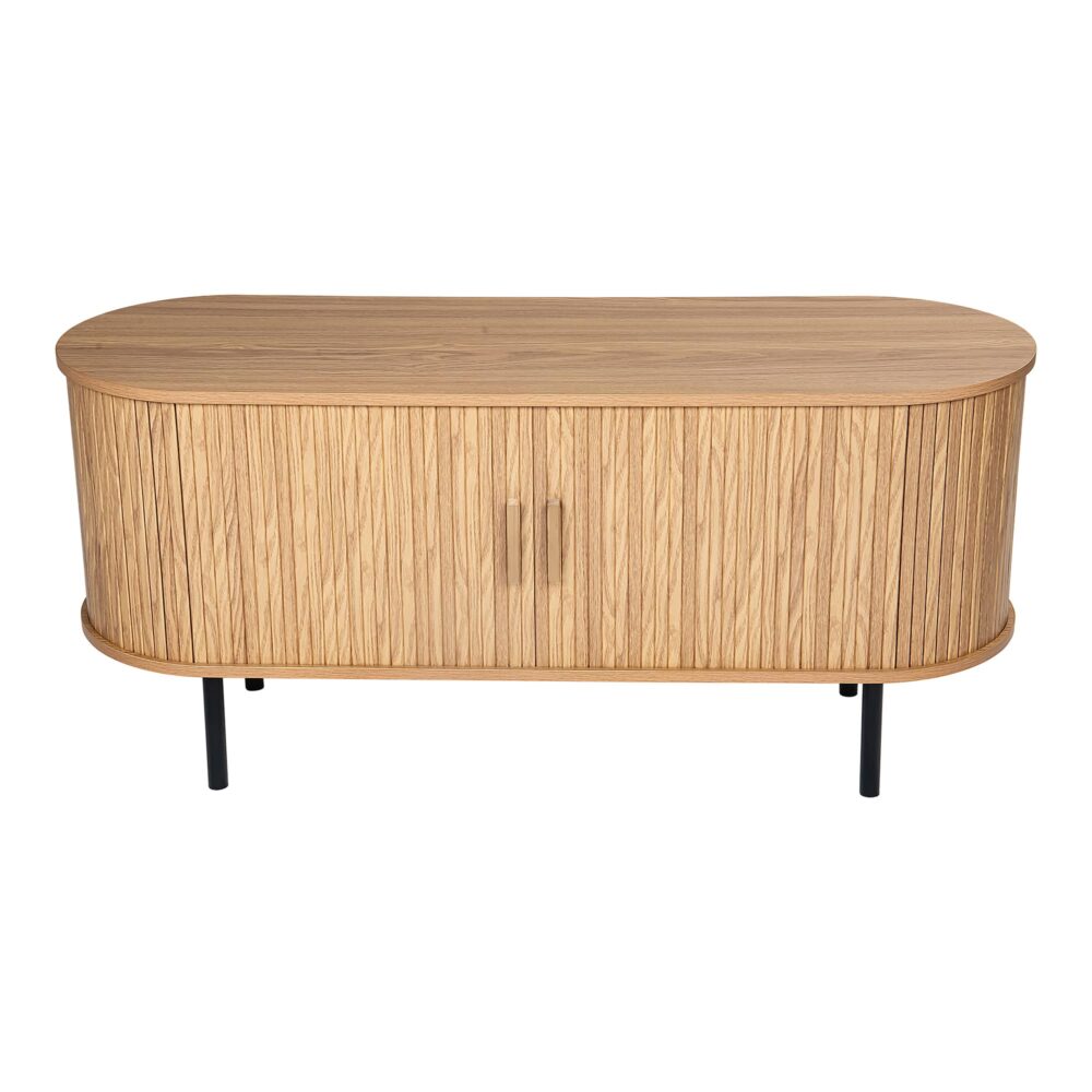 Ribbed Ripple Sideboard with Sliding Doors