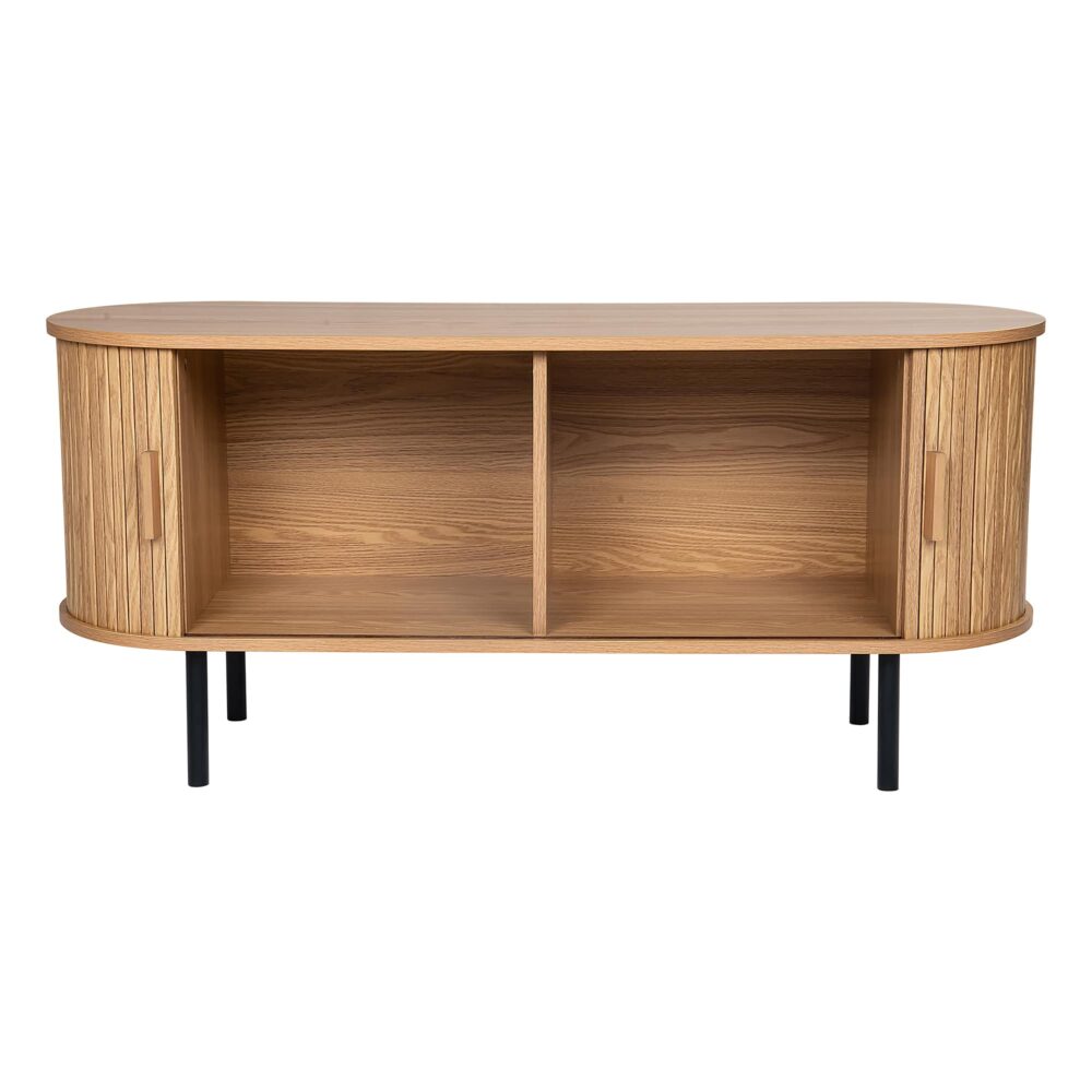 Ribbed Ripple Sideboard with Sliding Doors