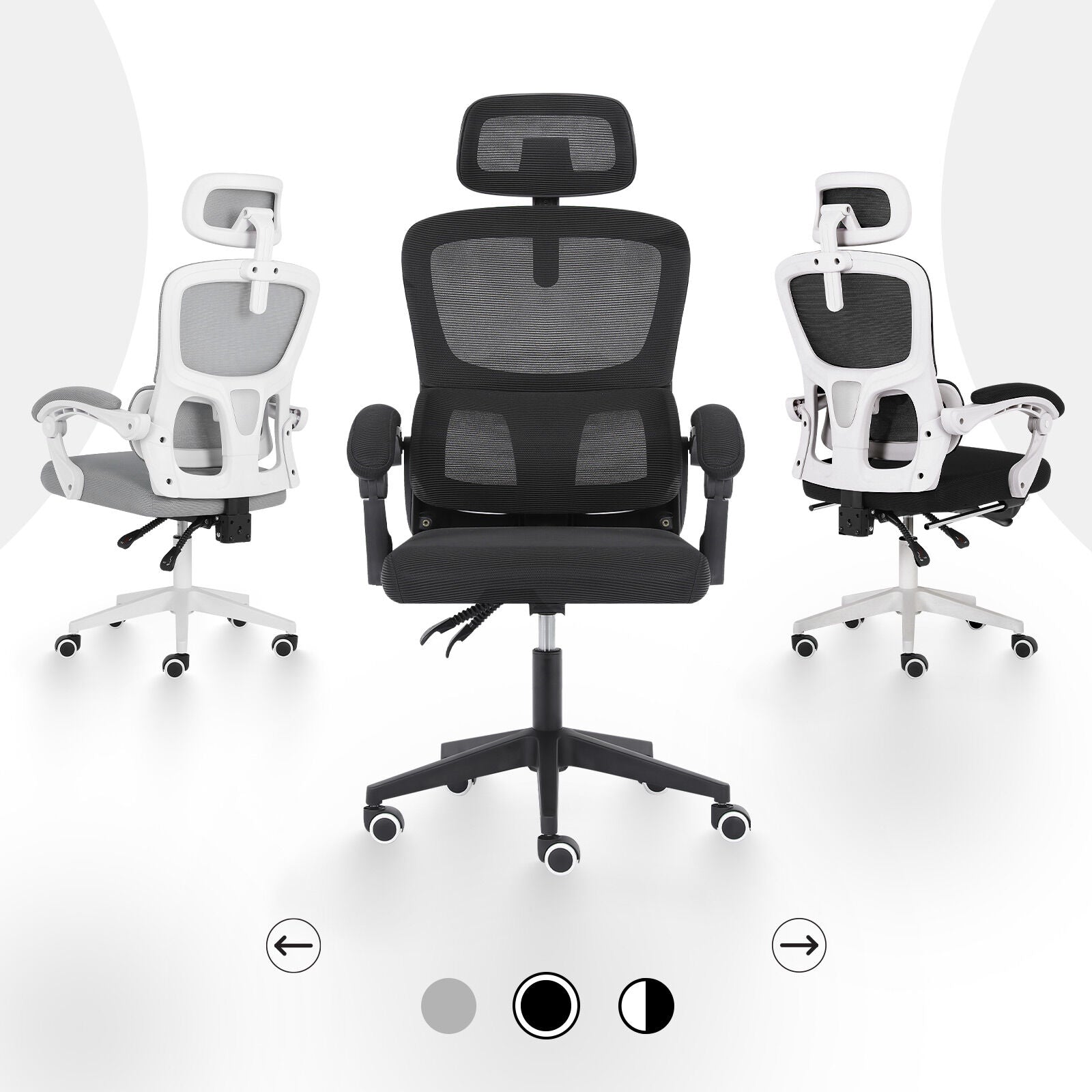 La Bella VELTRA Ergonomic Reclining Office Chair