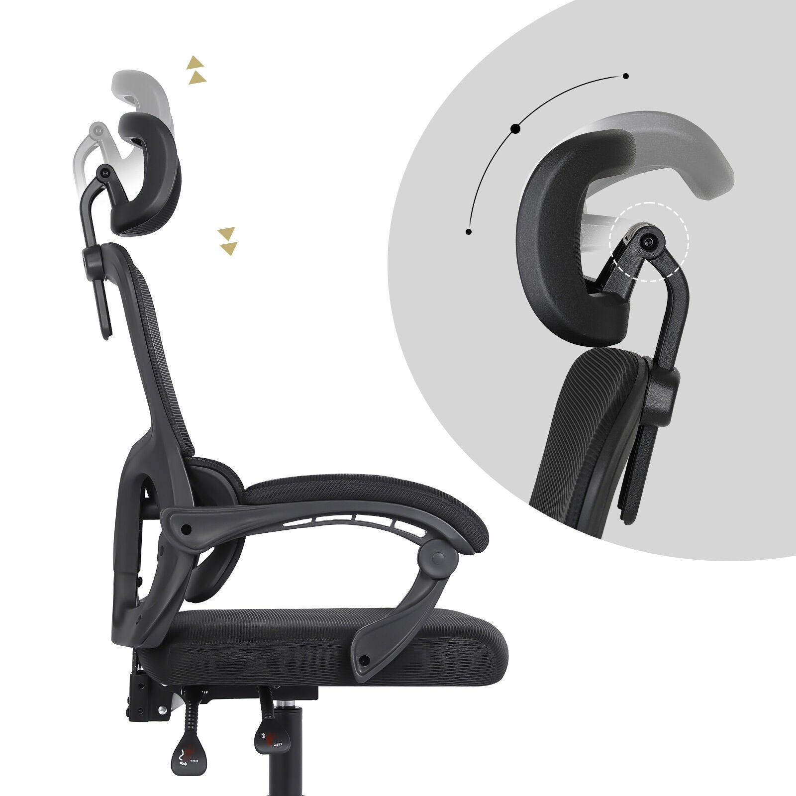 La Bella VELTRA Ergonomic Reclining Office Chair