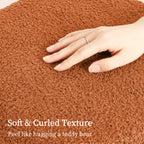 La Bella Orange Stacked Ottoman Stool