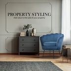 La Bella Scalloped Velvet Armchair with Gold Legs - Various Colors