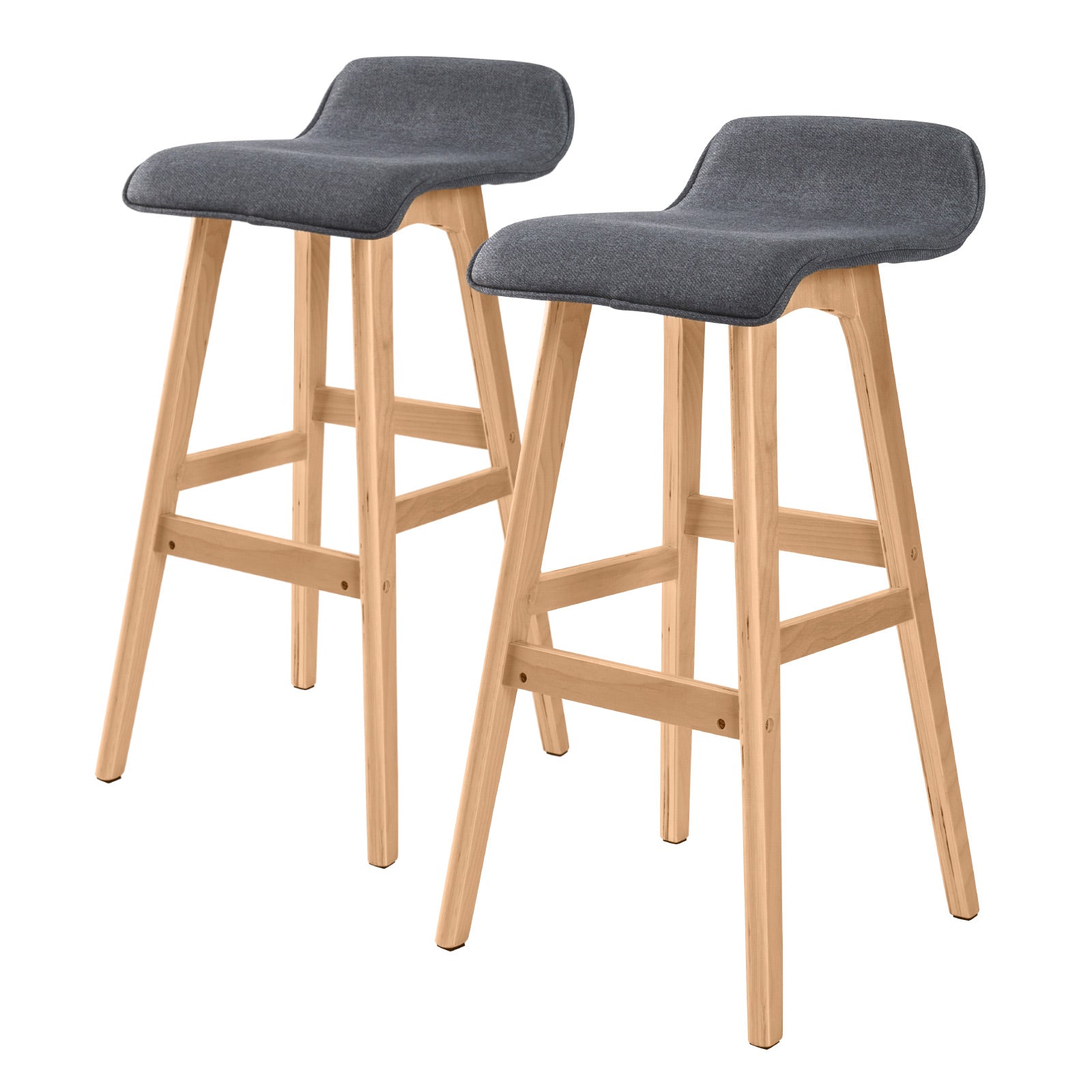Sophia Set of 2 Wooden Bar Stools