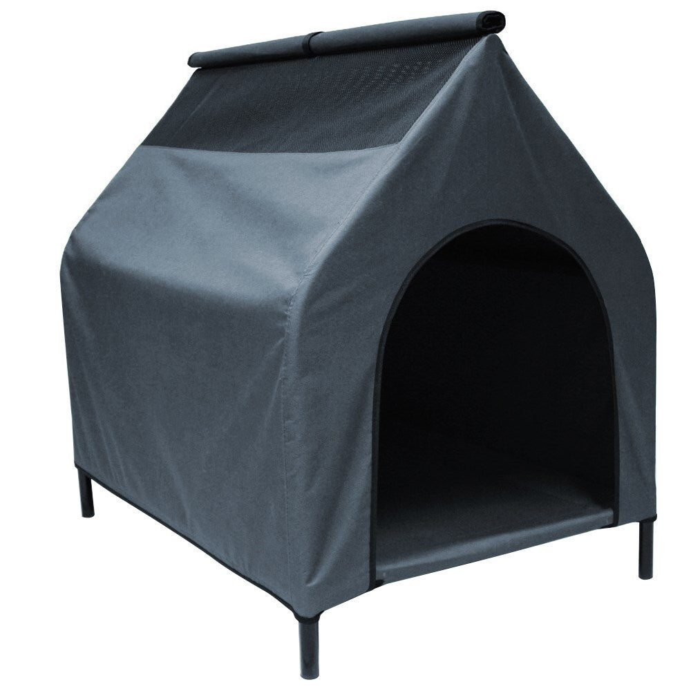 Grey XL Waterproof Portable Dog Kennel