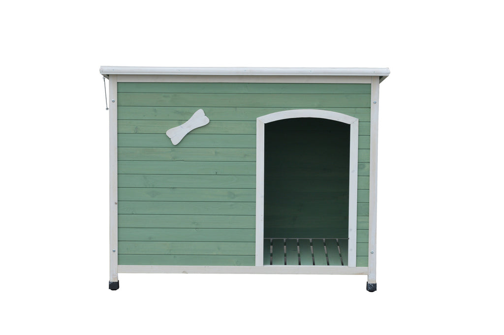 Medium Wooden Dog Kennel with Lift-Up Roof