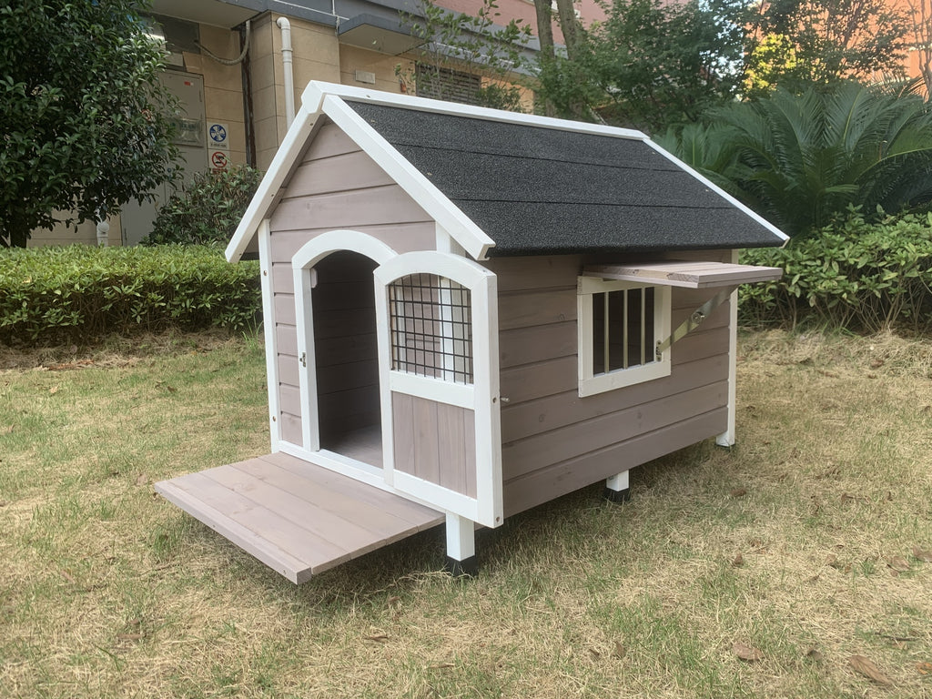 XL Timber Dog Kennel House with Door