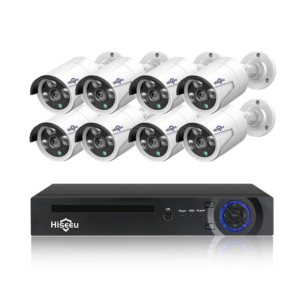 Hiseeu Advanced 8CH PoE CCTV System