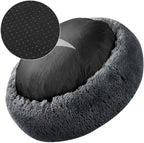 Plush Round Cuddler Pet Bed for Cats and Dogs