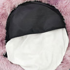 Calming Faux Fur Round Pet Bed