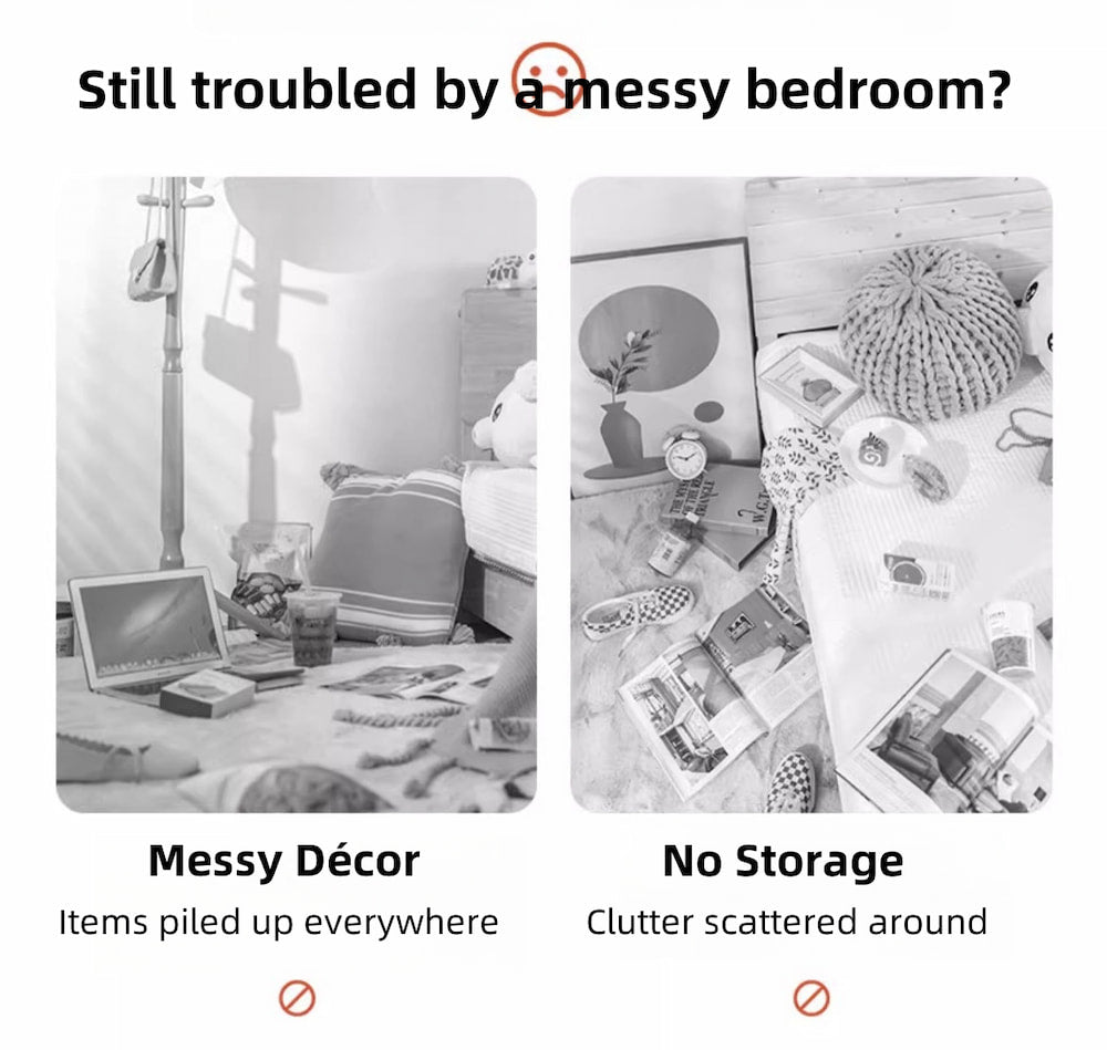 2x bedside table set wood grain drawers curved design bedroom furniture