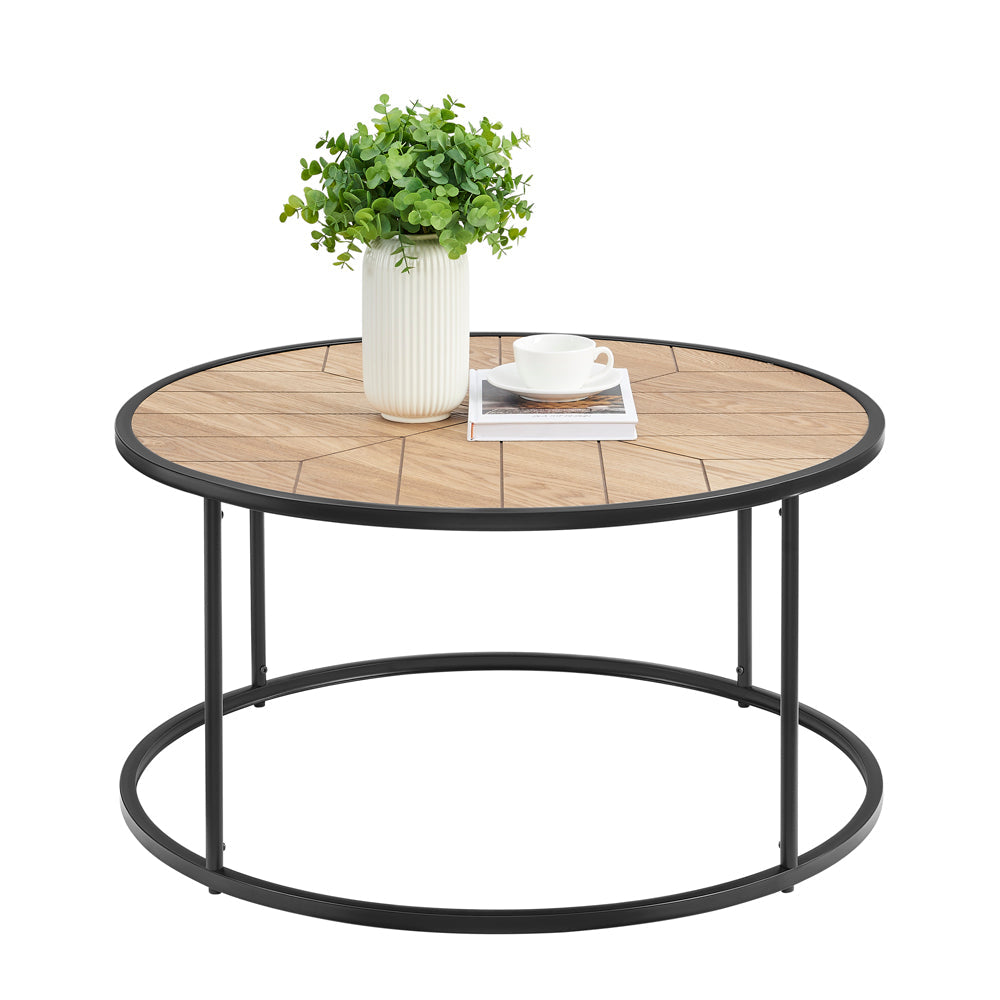 Chevron Coffee Table - Modern Elegance