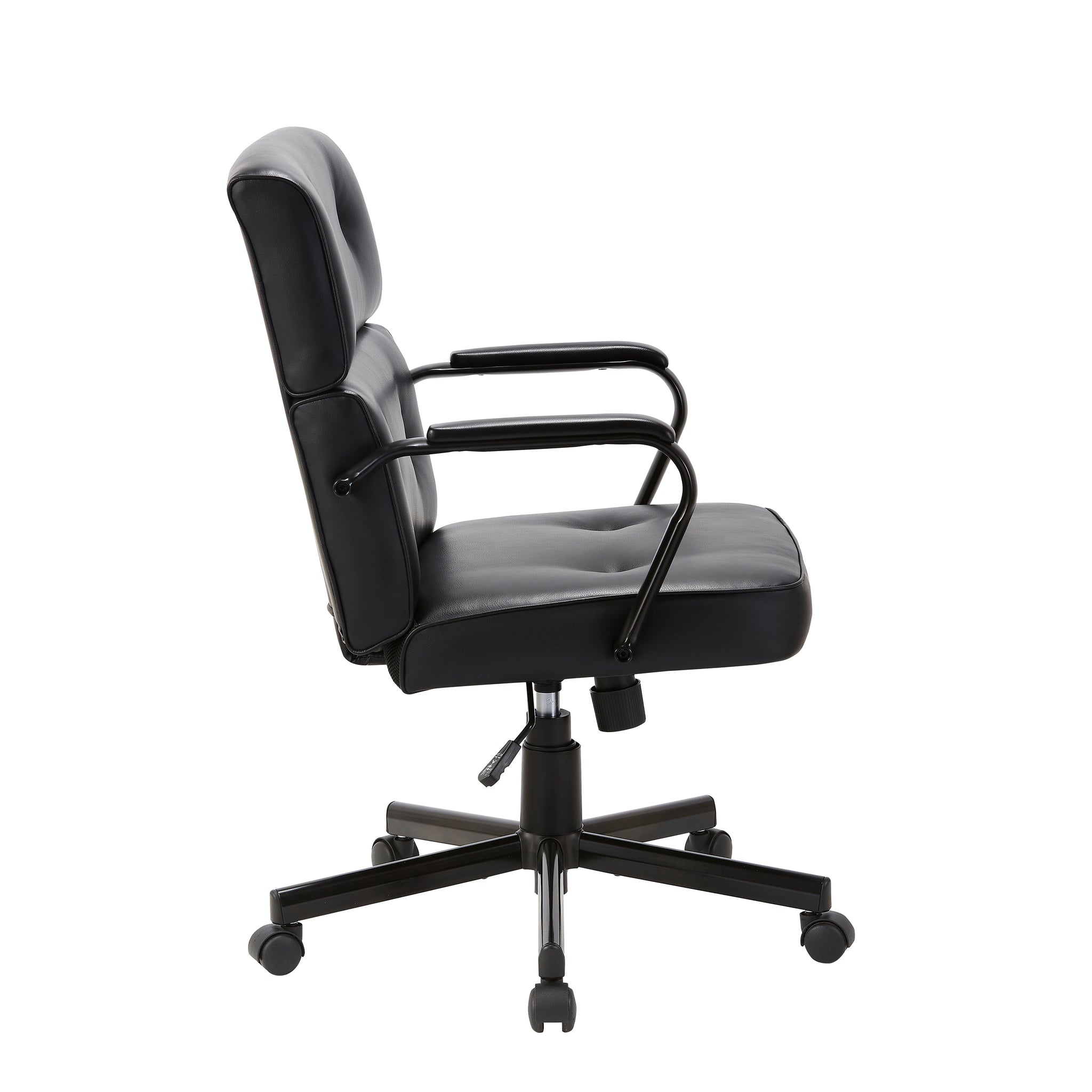 Beverly Ergonomic Home Office Chair - Black PU