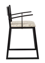 Elegant Black Metal Dining Chairs - Set of 2