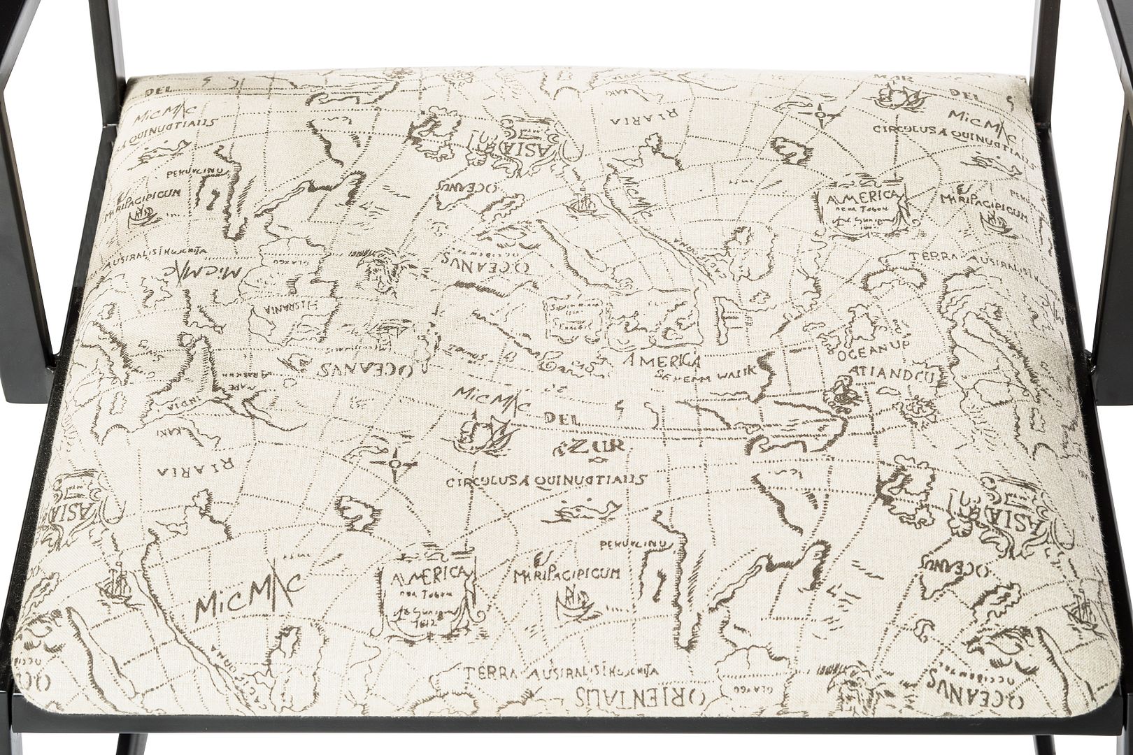 Elegant Black Metal Dining Chairs - Set of 2