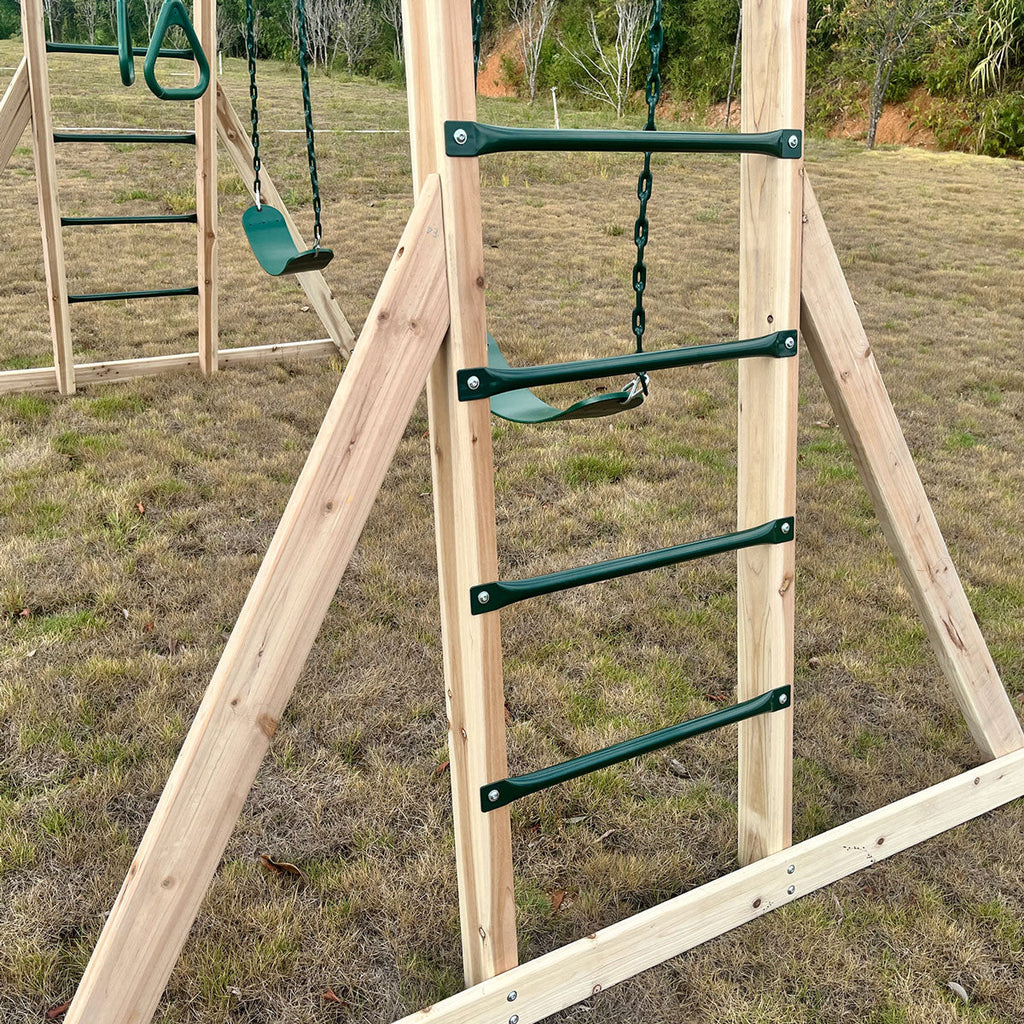 Lifespan Kids Daintree 2-in-1 Swing & Monkey Bar Set