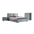 Estella Queen Upholstered Bedroom Suite 4pc