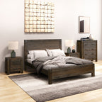 Nowra Solid Wood 4-Piece Bedroom Suite