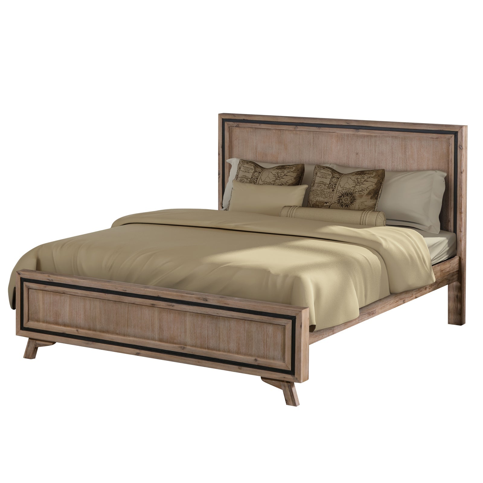Seashore 5-Piece Acacia Wood Bedroom Suite