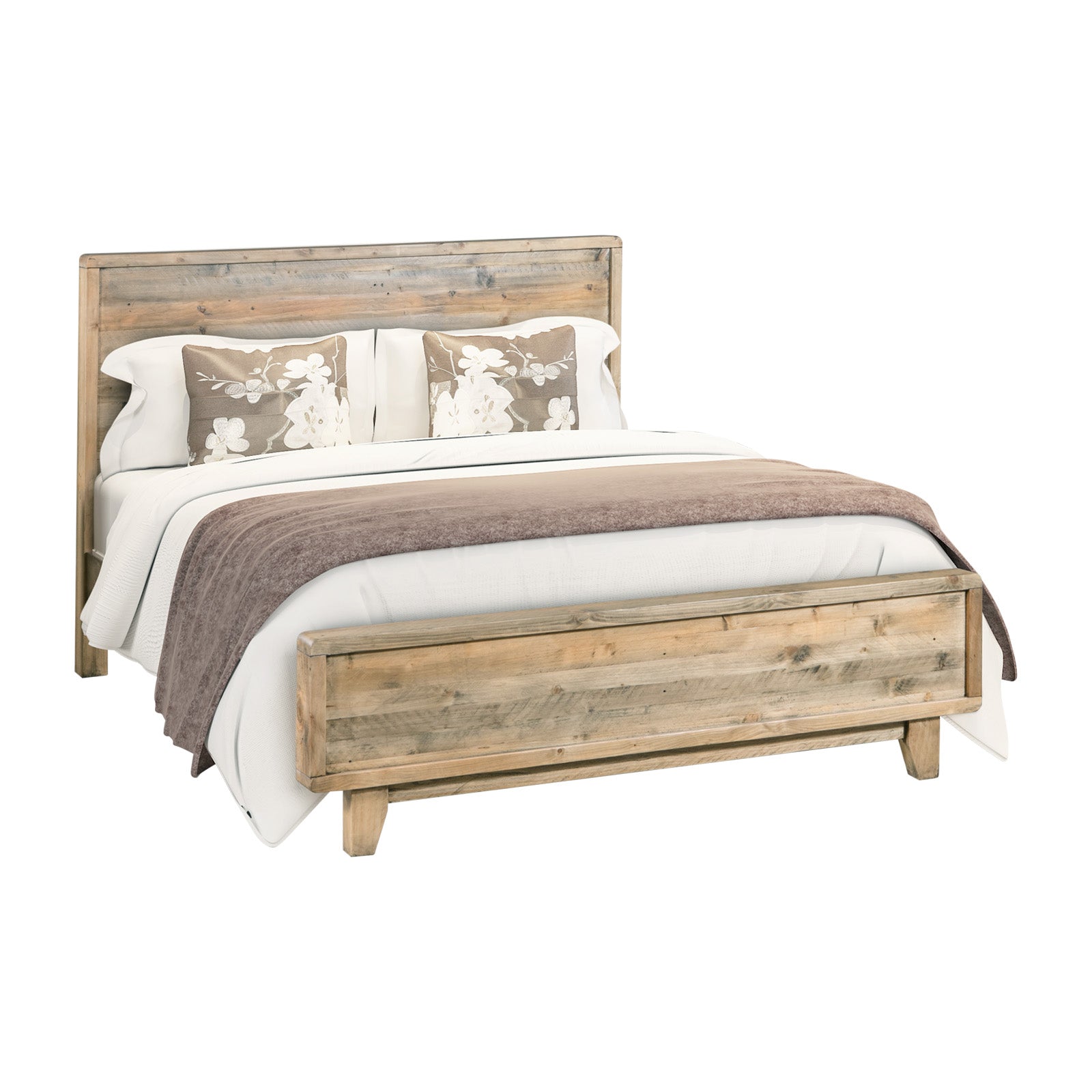 Woodland Antique Design 4-Piece Bedroom Suite