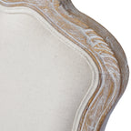 White Washed Oak Wood Dining Armchair Set