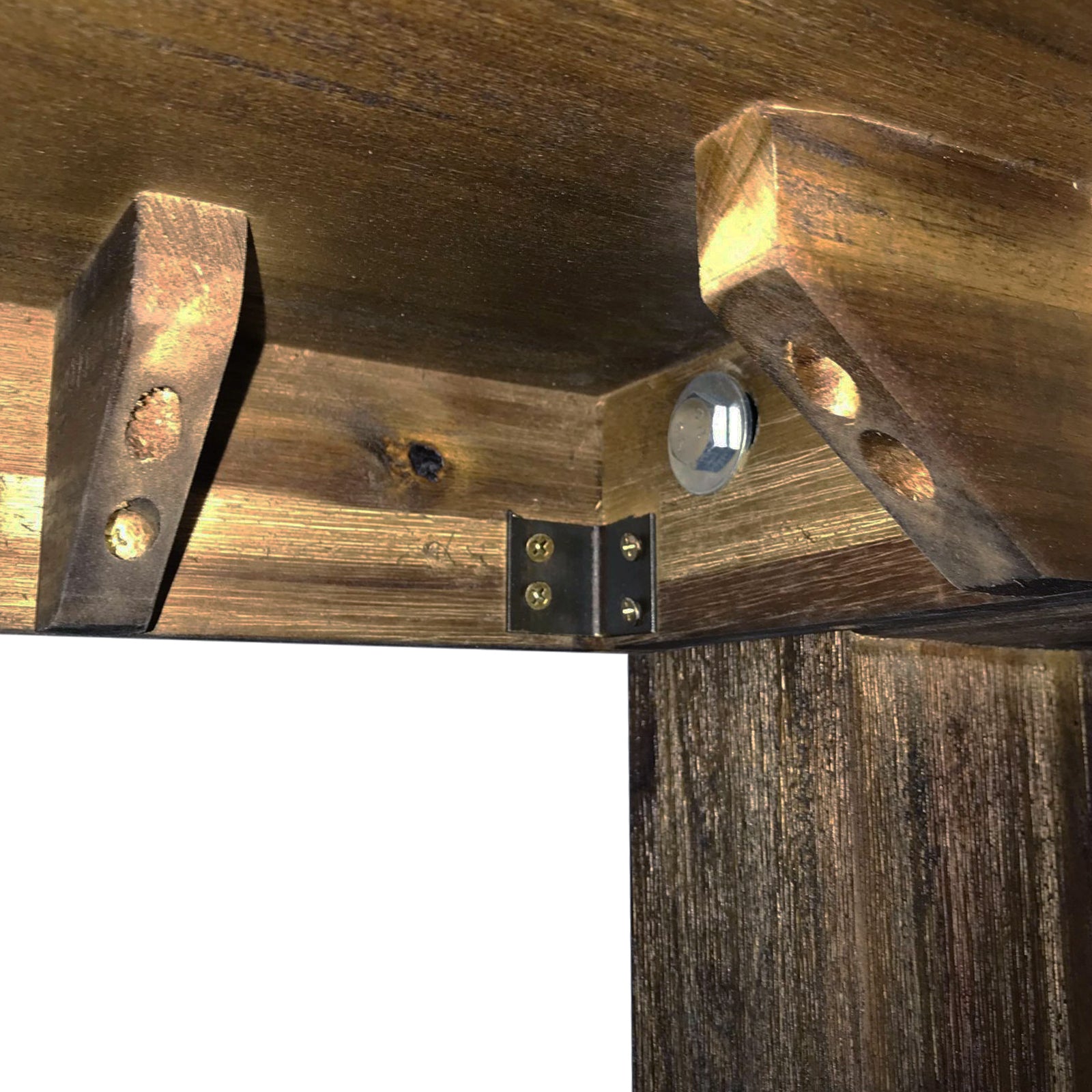 Large 210cm Solid Acacia Dining Table