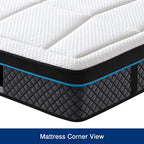 Coolmax Memory Foam Mattress with Pocket Coil Support