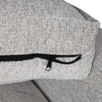 Milano 2 Seater Sofa Set in Grey