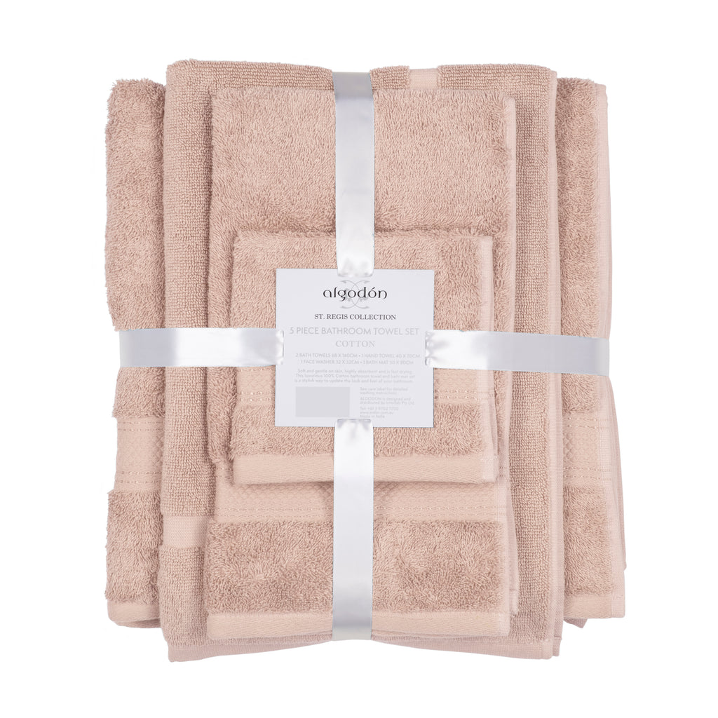 St Regis Collection Towel Pack Luxury Hotel-Quality Soft Cotton Bath and Hand Towels