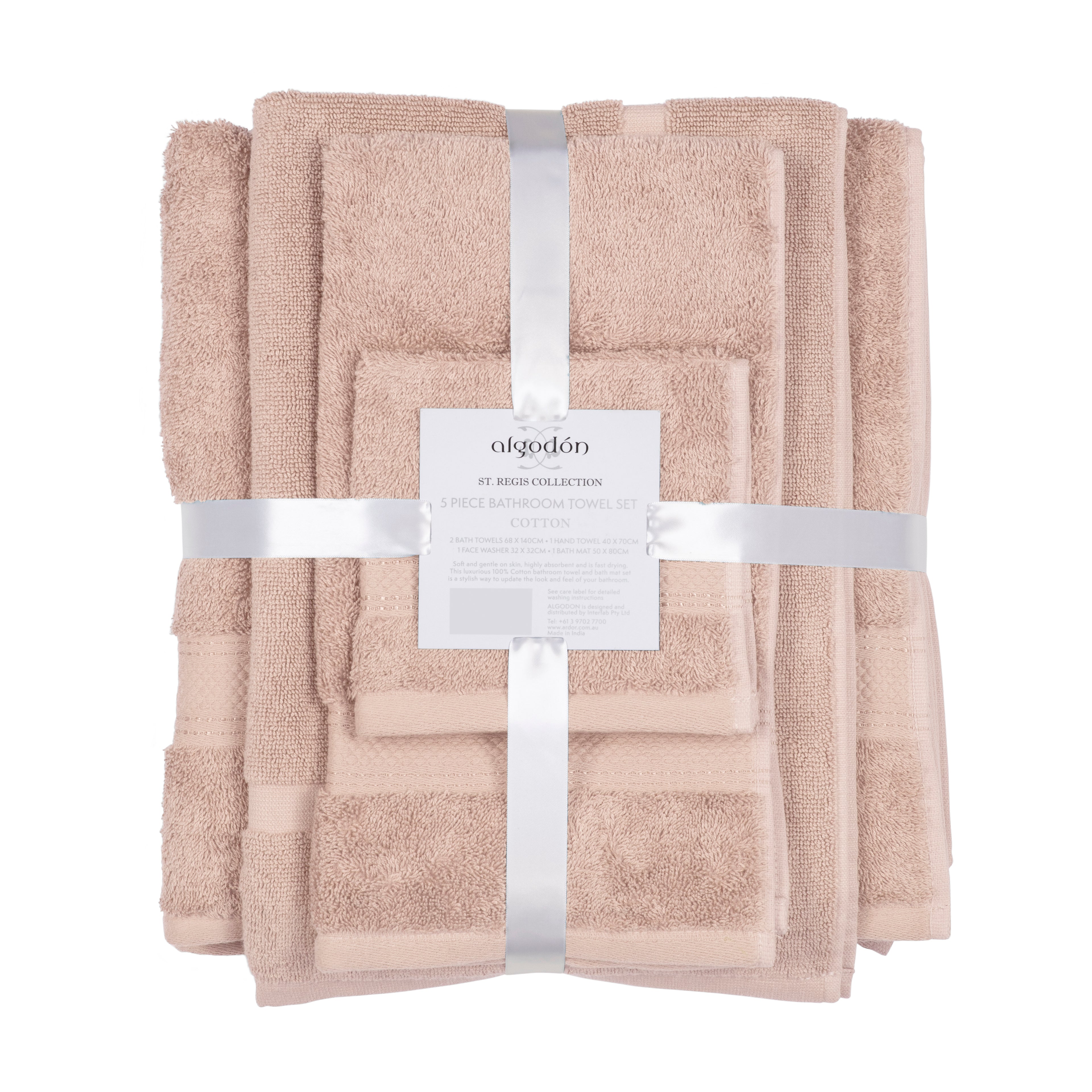 St Regis Collection Towel Pack Luxury Hotel-Quality Soft Cotton Bath and Hand Towels