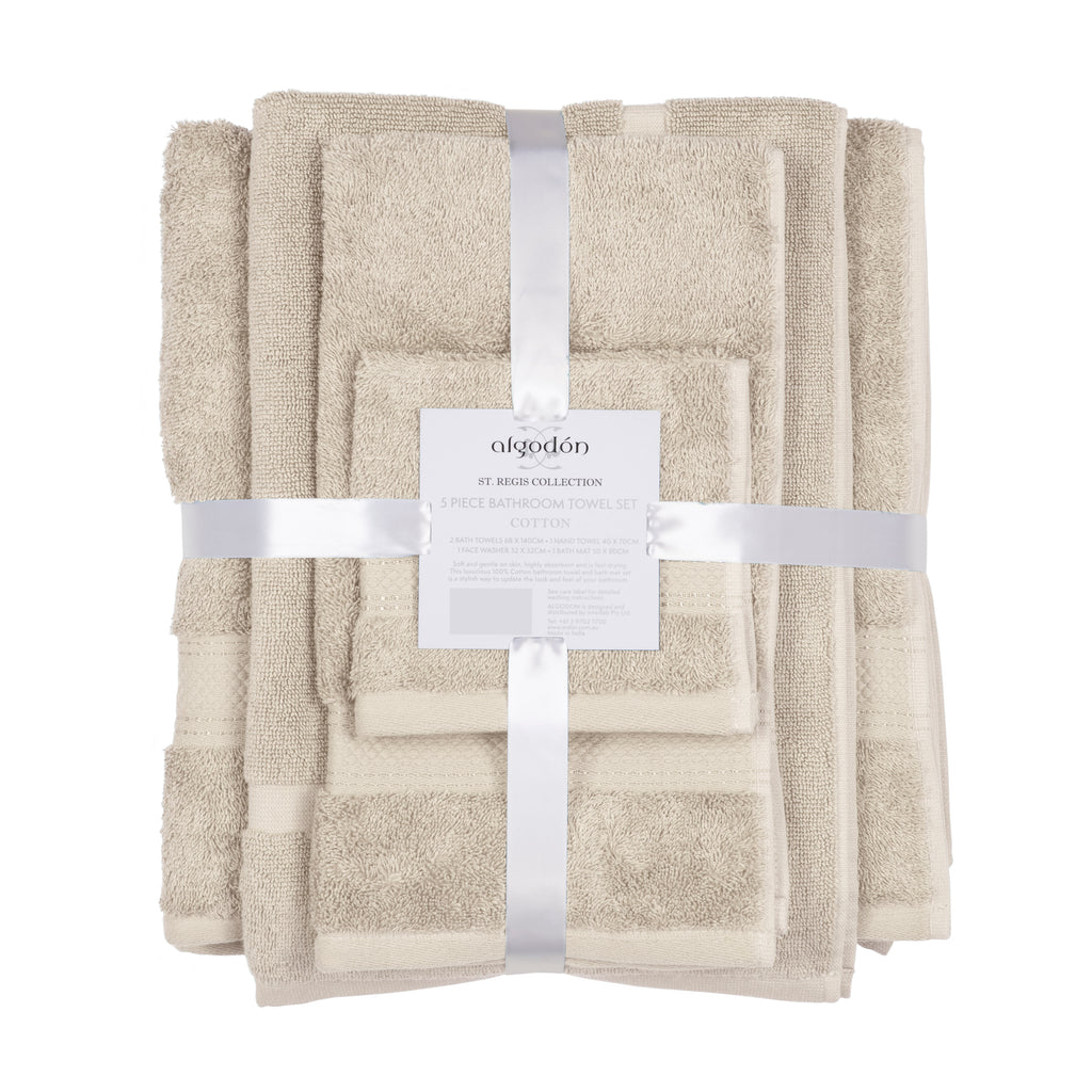 St Regis Collection Towel Pack Luxury Hotel-Quality Soft Cotton Bath and Hand Towels