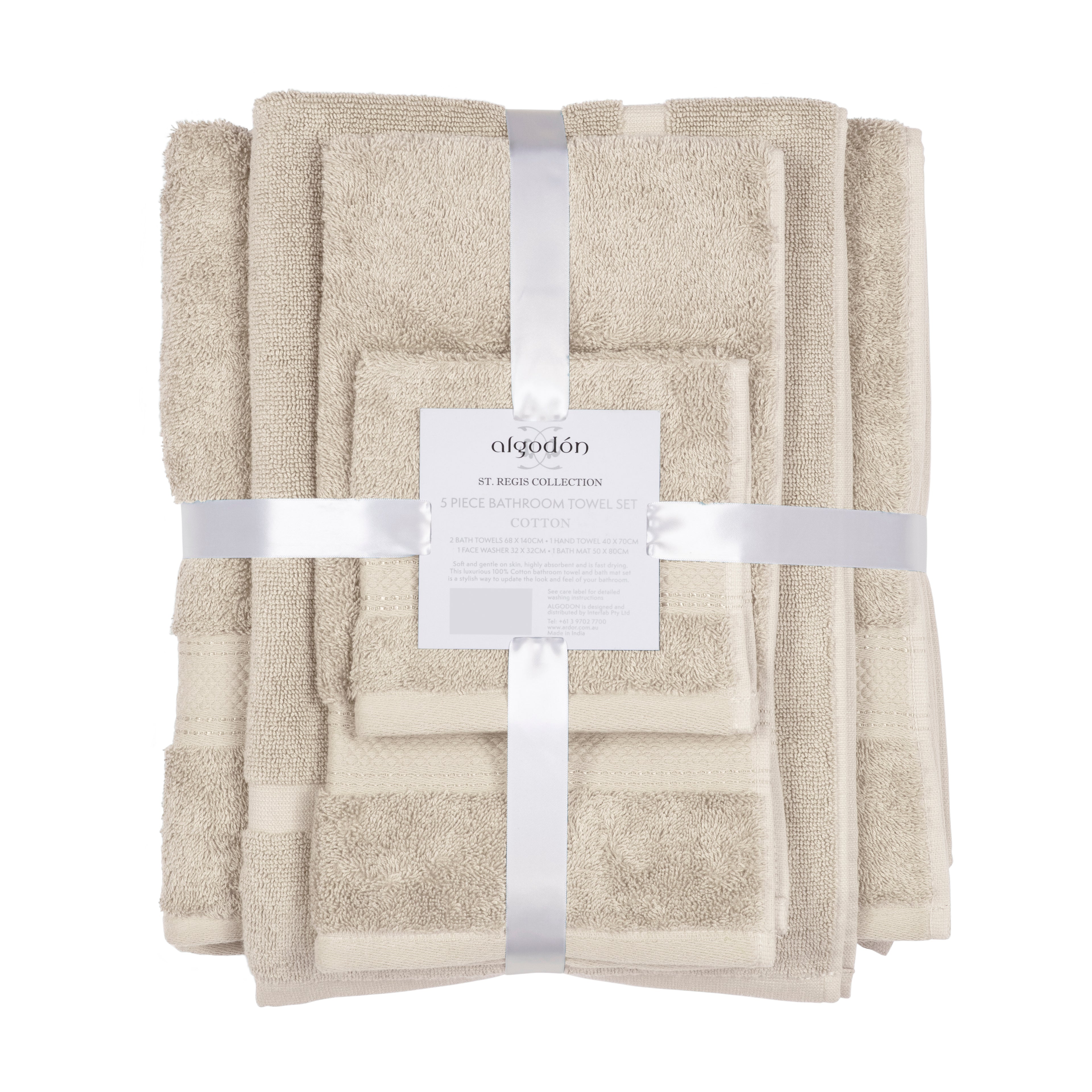 St Regis Collection Towel Pack Luxury Hotel-Quality Soft Cotton Bath and Hand Towels