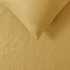 Vintage Design Homewares 100% Linen Ochre Sheet Set Single