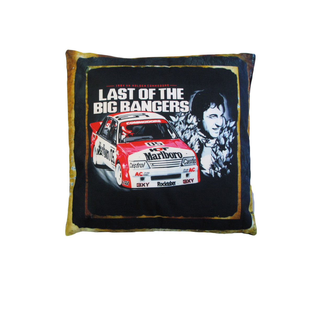 Australian Mancave Retro Cushion Collection Vintage Automotive & Retro Logos Range