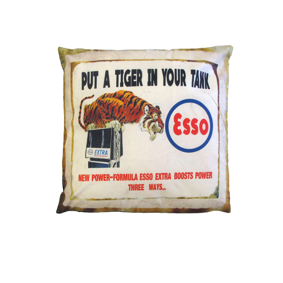 Australian Mancave Retro Cushion Collection Vintage Automotive & Retro Logos Range