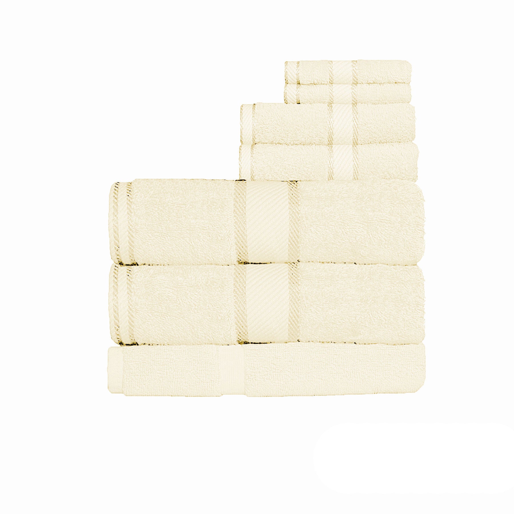 Kingtex 550gsm Cotton 7 Pce Bath Sheet Set Premium Absorbent Luxury Towels