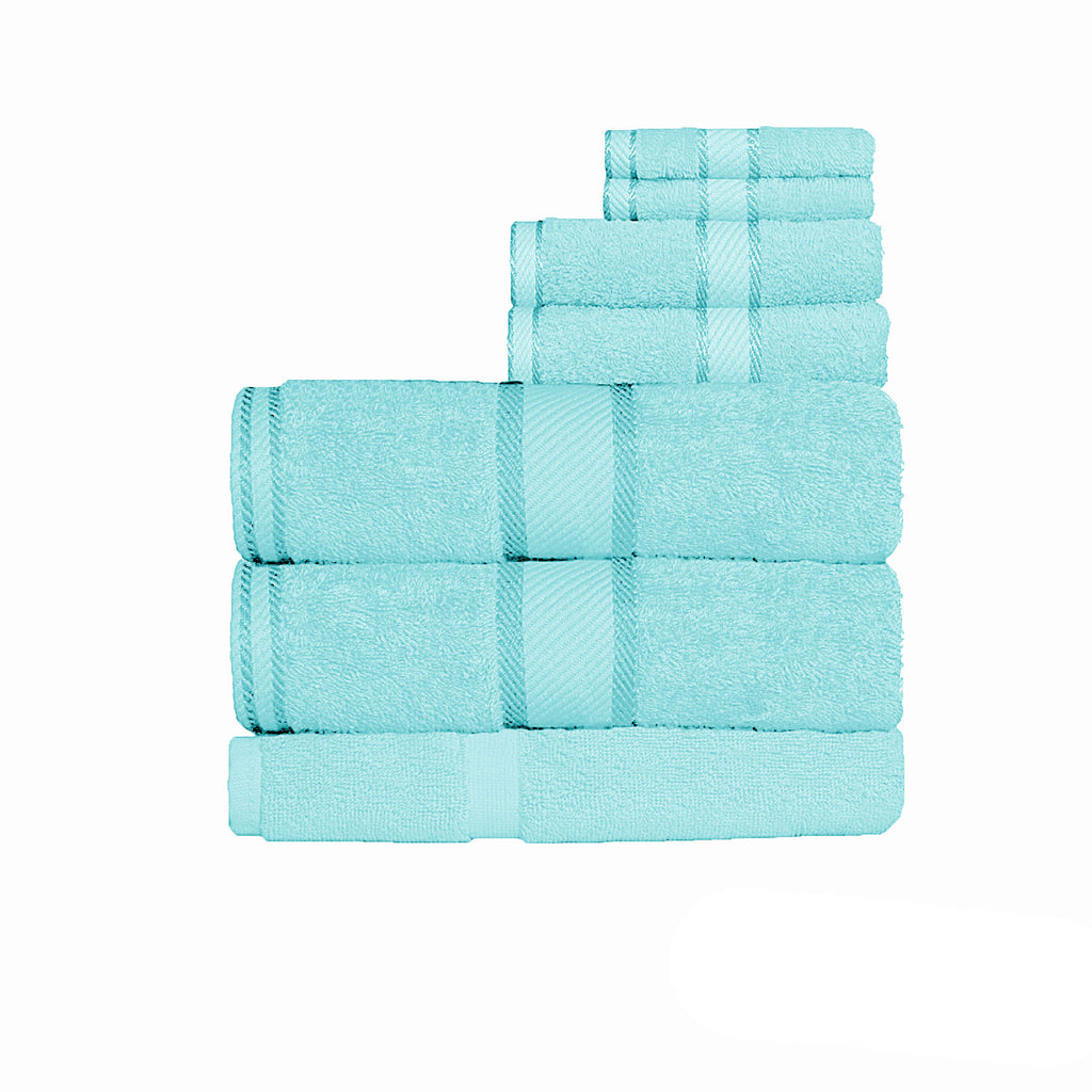 Kingtex 550gsm Cotton 7 Pce Bath Sheet Set Premium Absorbent Luxury Towels