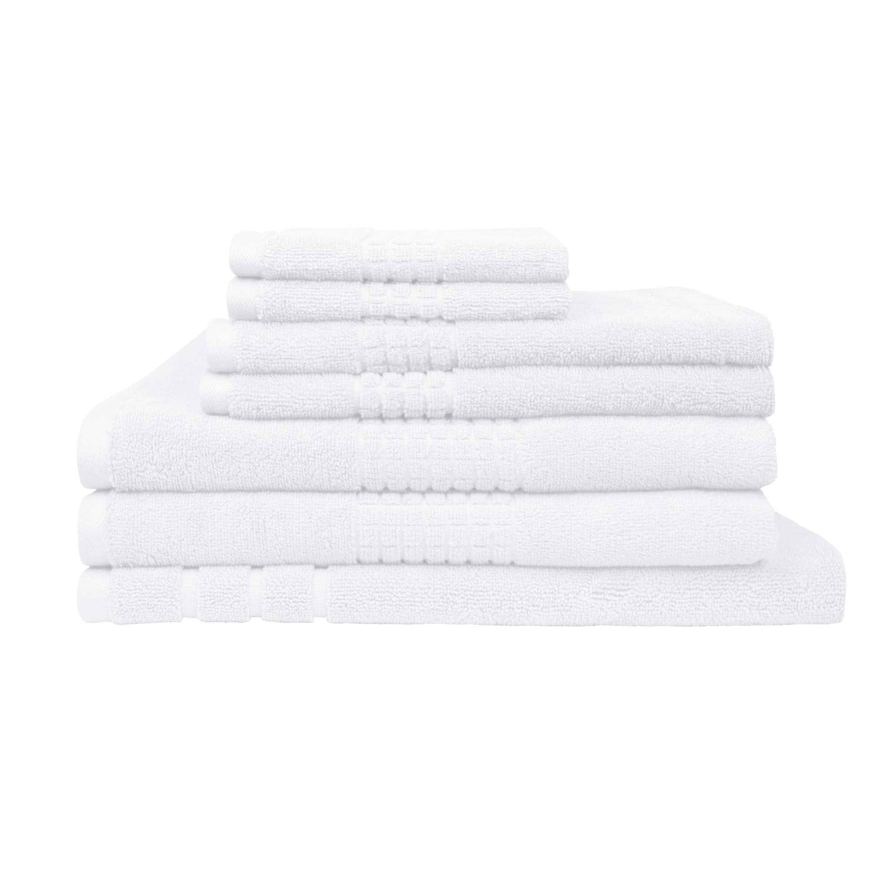 Rans Montage 7 Piece Cotton Bath Towel Set - Premium Soft Absorbent Towels for Home